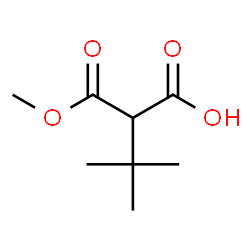 ChemSpider 2D Image | 2-(Methoxycarbonyl)-3,3-dimethylbutanoic acid | C8H14O4