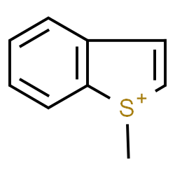 ChemSpider 2D Image | 1-Methyl-1-benzothiophenium | C9H9S