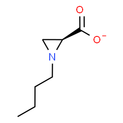 ChemSpider 2D Image | (2S)-1-Butyl-2-aziridinecarboxylate | C7H12NO2