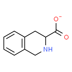 ChemSpider 2D Image | 1,2,3,4-Tetrahydro-3-isoquinolinecarboxylate | C10H10NO2