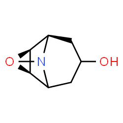 ChemSpider 2D Image | (1R,2S,4R)-9-Methyl-3-oxa-9-azatricyclo[3.3.1.0~2,4~]nonan-7-ol | C8H13NO2