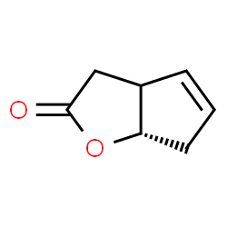 ChemSpider 2D Image | (6aS)-3,3a,6,6a-Tetrahydro-2H-cyclopenta[b]furan-2-one | C7H8O2