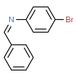 ChemSpider 2D Image | (Z)-N-(4-Bromophenyl)-1-phenylmethanimine | C13H10BrN
