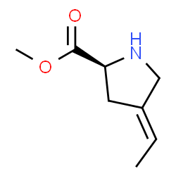 ChemSpider 2D Image | Methyl (4E)-4-ethylidene-L-prolinate | C8H13NO2