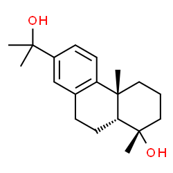 ChemSpider 2D Image | (1S,4aR,10aR)-7-(2-Hydroxy-2-propanyl)-1,4a-dimethyl-1,2,3,4,4a,9,10,10a-octahydro-1-phenanthrenol | C19H28O2