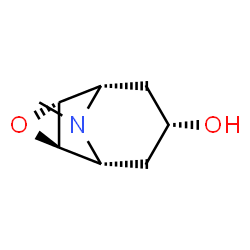ChemSpider 2D Image | (1R,2R,4R,5S,7S)-9-Methyl-3-oxa-9-azatricyclo[3.3.1.0~2,4~]nonan-7-ol | C8H13NO2