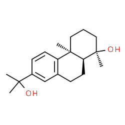 ChemSpider 2D Image | (1R,4aS,10aS)-7-(2-Hydroxy-2-propanyl)-1,4a-dimethyl-1,2,3,4,4a,9,10,10a-octahydro-1-phenanthrenol | C19H28O2