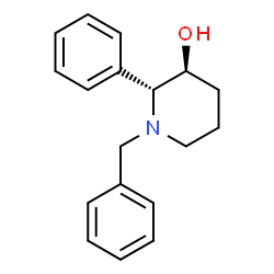 ChemSpider 2D Image | (2R,3S)-1-Benzyl-2-phenyl-3-piperidinol | C18H21NO