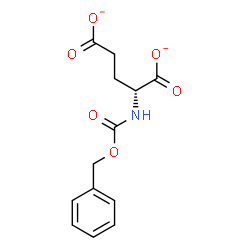 ChemSpider 2D Image | (2R)-2-{[(Benzyloxy)carbonyl]amino}pentanedioate | C13H13NO6
