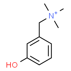 ChemSpider 2D Image | (3-Hydroxyphenyl)-N,N,N-trimethylmethanaminium | C10H16NO