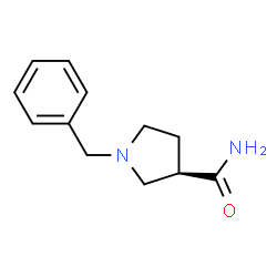 ChemSpider 2D Image | (3R)-1-Benzyl-3-pyrrolidinecarboxamide | C12H16N2O
