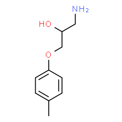 ChemSpider 2D Image | 1-Amino-3-p-tolyloxy-propan-2-ol | C10H15NO2
