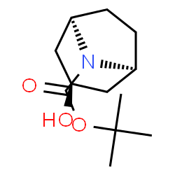 ChemSpider 2D Image | endo-8-Boc-3-hydroxy-8-azabicyclo[3.2.1]octane | C12H21NO3
