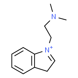 ChemSpider 2D Image | 1-[2-(Dimethylamino)ethyl]-3H-indolium | C12H17N2