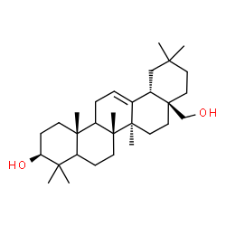 ChemSpider 2D Image | (3beta,5xi,9xi)-Olean-12-ene-3,28-diol | C30H50O2