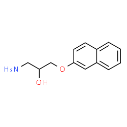 ChemSpider 2D Image | 1-Amino-3-(2-naphthyloxy)-2-propanol | C13H15NO2