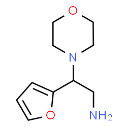 ChemSpider 2D Image | 2-(2-furyl)-2-morpholin-4-ylethanamine | C10H16N2O2