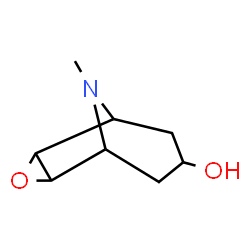 ChemSpider 2D Image | 9-Methyl-3-oxa-9-azatricyclo[3.3.1.0~2,4~]nonan-7-ol | C8H13NO2
