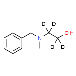 ChemSpider 2D Image | 2-[Benzyl(methyl)amino](~2~H_4_)ethanol | C10H11D4NO