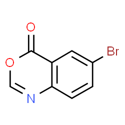 ChemSpider 2D Image | 6-Bromo-4H-3,1-benzoxazin-4-one | C8H4BrNO2