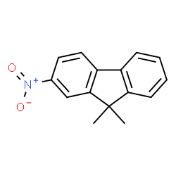 ChemSpider 2D Image | 9,9-Dimethyl-2-nitro-9H-fluorene | C15H13NO2