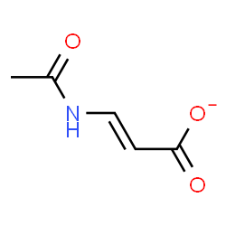 ChemSpider 2D Image | β-(acetamido)acrylate | C5H6NO3