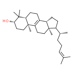 ChemSpider 2D Image | (3beta,5alpha,17xi)-4,4-Dimethylcholesta-8,24-dien-3-ol | C29H48O