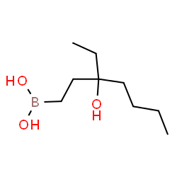 ChemSpider 2D Image | (3-Ethyl-3-hydroxyheptyl)boronic acid | C9H21BO3