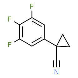 ChemSpider 2D Image | 1-(3,4,5-Trifluorophenyl)cyclopropanecarbonitrile | C10H6F3N