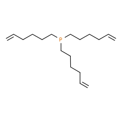 ChemSpider 2D Image | Tri-5-hexen-1-ylphosphine | C18H33P