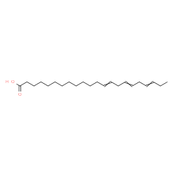 ChemSpider 2D Image | 13,16,19-Docosatrienoic acid | C22H38O2