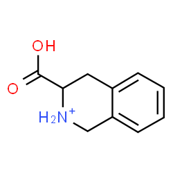 ChemSpider 2D Image | 3-Carboxy-1,2,3,4-tetrahydroisoquinolinium | C10H12NO2