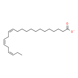 ChemSpider 2D Image | (13Z,16Z,19Z)-13,16,19-Docosatrienoate | C22H37O2