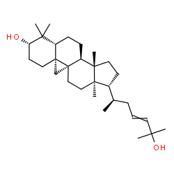 ChemSpider 2D Image | Cycloart-23-ene-3Î²,25-diol | C30H50O2