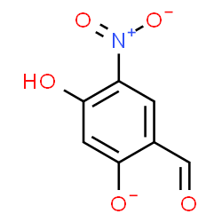 ChemSpider 2D Image | 2-Formyl-5-hydroxy-4-nitrophenolate | C7H4NO5