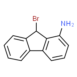 ChemSpider 2D Image | 9-Bromo-9H-fluoren-1-amine | C13H10BrN