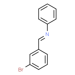 ChemSpider 2D Image | N-(m-Bromobenzylidene)aniline | C13H10BrN