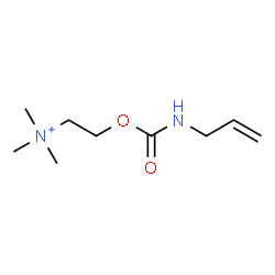 ChemSpider 2D Image | 2-[(Allylcarbamoyl)oxy]-N,N,N-trimethylethanaminium | C9H19N2O2