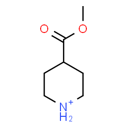 ChemSpider 2D Image | 4-(Methoxycarbonyl)piperidinium | C7H14NO2