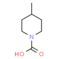 ChemSpider 2D Image | 4-Methyl-1-piperidinecarboxylic acid | C7H13NO2