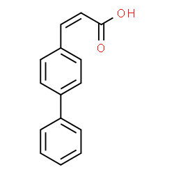 ChemSpider 2D Image | (2Z)-3-(4-Biphenylyl)acrylic acid | C15H12O2