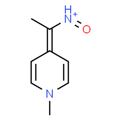ChemSpider 2D Image | [1-(1-Methyl-4(1H)-pyridinylidene)ethyl](oxo)ammonium | C8H11N2O
