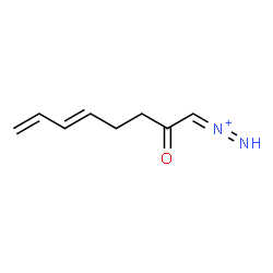 ChemSpider 2D Image | [(5E)-2-Oxo-5,7-octadien-1-ylidene]diazenium | C8H11N2O