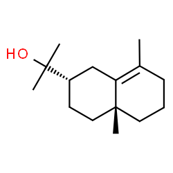 ChemSpider 2D Image | 2-[(2S,4aR)-4a,8-Dimethyl-1,2,3,4,4a,5,6,7-octahydro-2-naphthalenyl]-2-propanol | C15H26O