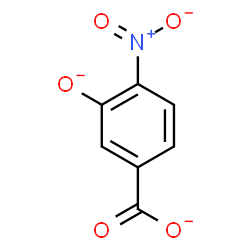 ChemSpider 2D Image | 4-Nitro-3-oxidobenzoate | C7H3NO5