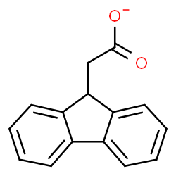 ChemSpider 2D Image | 9-Fluoreneacetate | C15H11O2