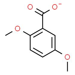 ChemSpider 2D Image | 6-Methoxy-m-anisate | C9H9O4