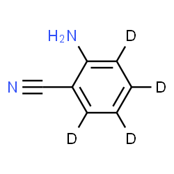 ChemSpider 2D Image | 2-Amino(~2~H_4_)benzonitrile | C7H2D4N2