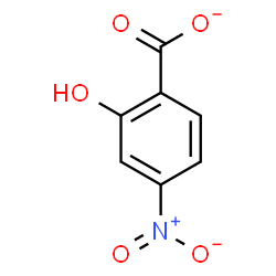ChemSpider 2D Image | 2-Hydroxy-4-nitrobenzoate | C7H4NO5