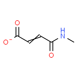ChemSpider 2D Image | 4-(Methylamino)-4-oxo-2-butenoate | C5H6NO3